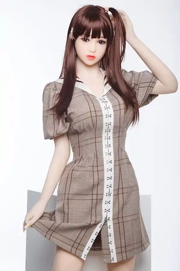 Aibei Doll Odele 158cm 本物の日本のセックスドール 追加のヘッド付き