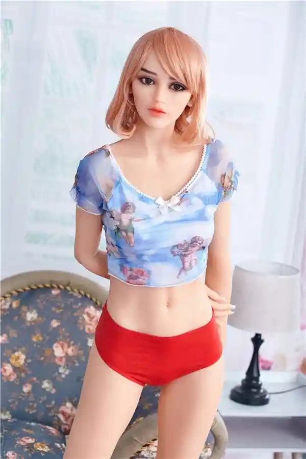 アイアンテックドール - 165cmの小胸のリアルなフルサイズ赤毛ラブドール エミリー