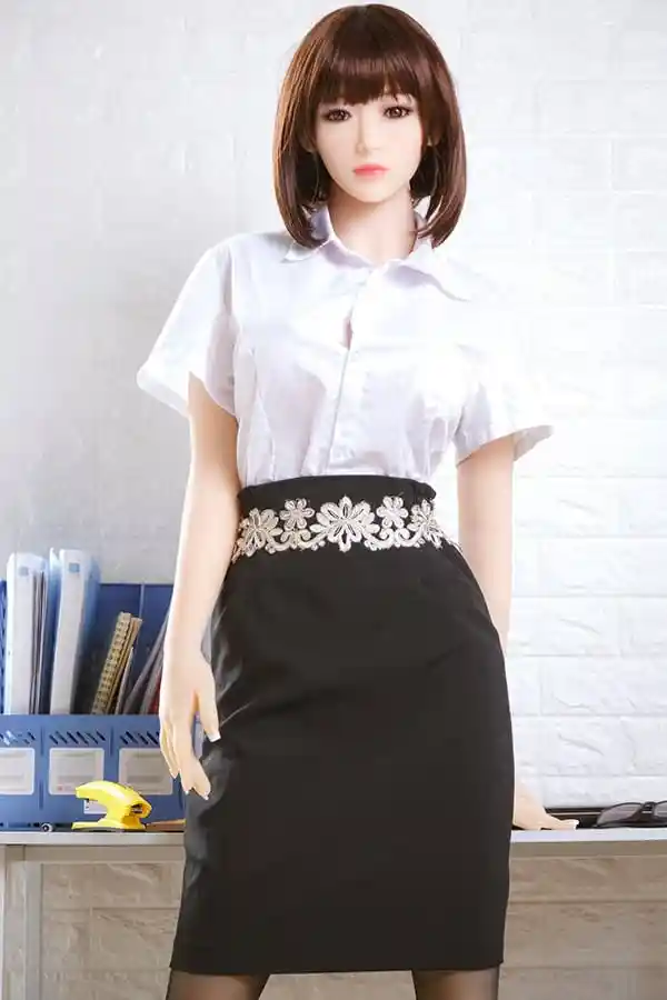 Aibei Doll Hailey 169cm リアルなセックスドール 無料の第二ヘッド付き セクシーな教師コスプレ