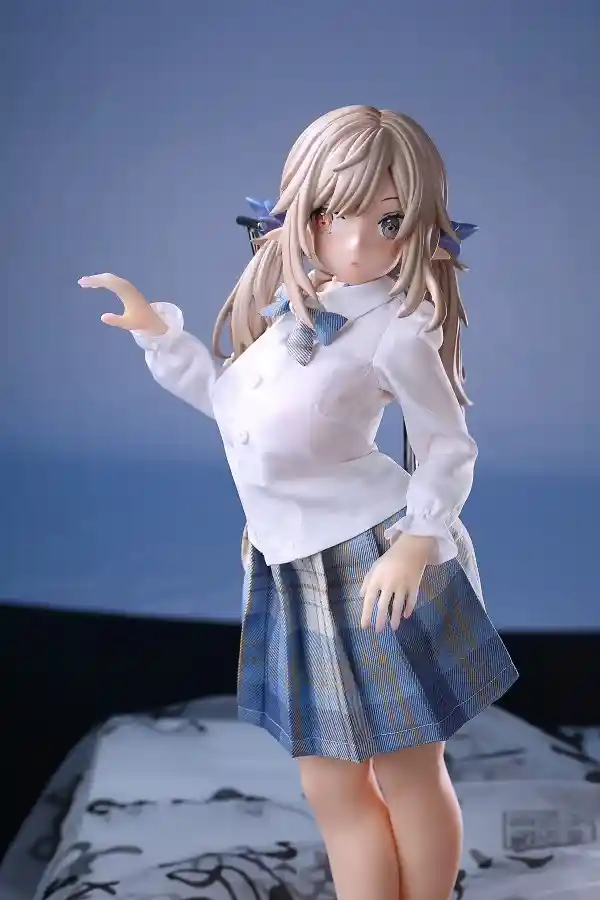 オタクドールレビュー 可愛いシリコン製エルフセックスドール「エミリア」50cm（服と靴付き）