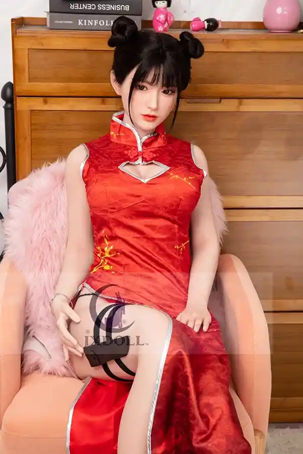 JXDoll ブルネット ロールプレイ セックスドール モリー 170cm シリコンヘッド 交換可能なヘッドとボディ機能付き