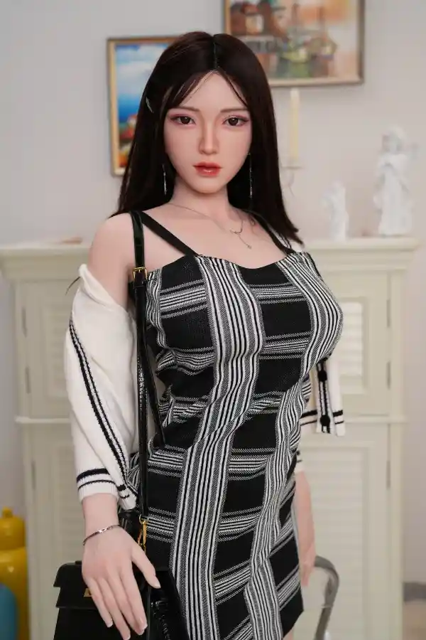 JXDoll Amaya 170cm ブルネット アジアン韓国 セックスドール シリコンヘッド付き - 交換可能なヘッドとボディ