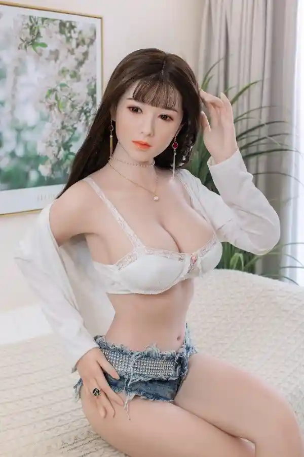 Dime Doll Kinley 160cm 女性用フルシリコンセックスドール 交換可能なヘッドとボディ機能付き